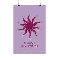 Mindset Is Everything Art Print | Motivational Wall Art