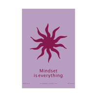 Mindset Is Everything Art Print | Motivational Wall Art