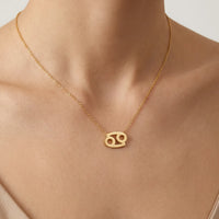Cancer Zodiac Necklace
