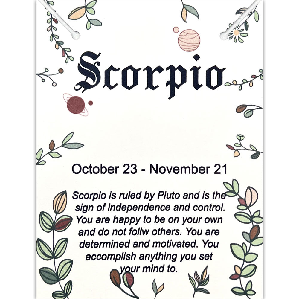 Scorpio Constellation Necklace