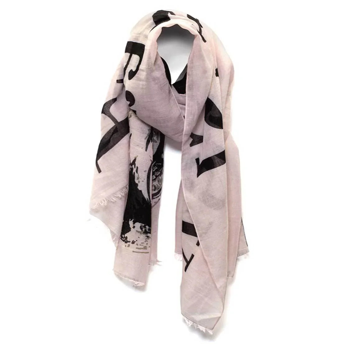 Mantra Scarf "Eat, Pray, Slay" Mantra Scarf "Be Mindful" Mantra  mindulness mantra affirmations intentions scarf pompom scarf