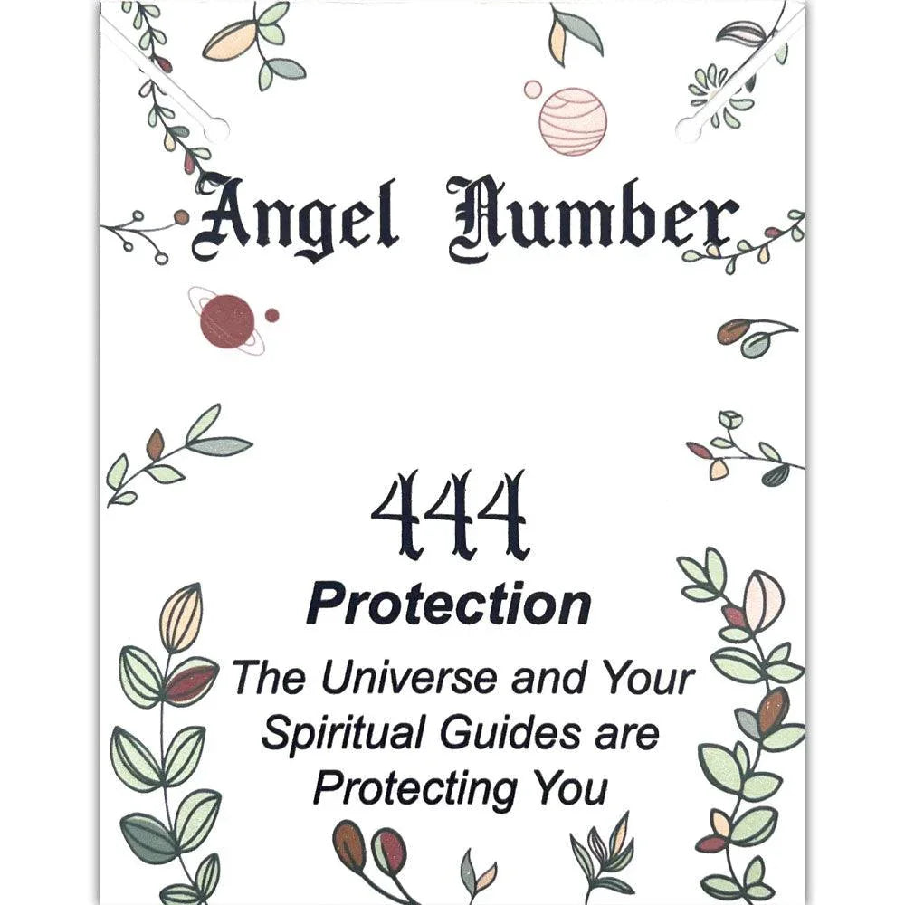 angel number necklace 444 guardian angel necklace