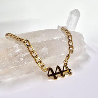 angel number necklace 444 guardian angel necklace