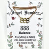 angel number necklace 888 guardian angel necklace