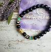 Agate Evil Eye Buddha Bracelet Beads agate stone buddha bracelet 