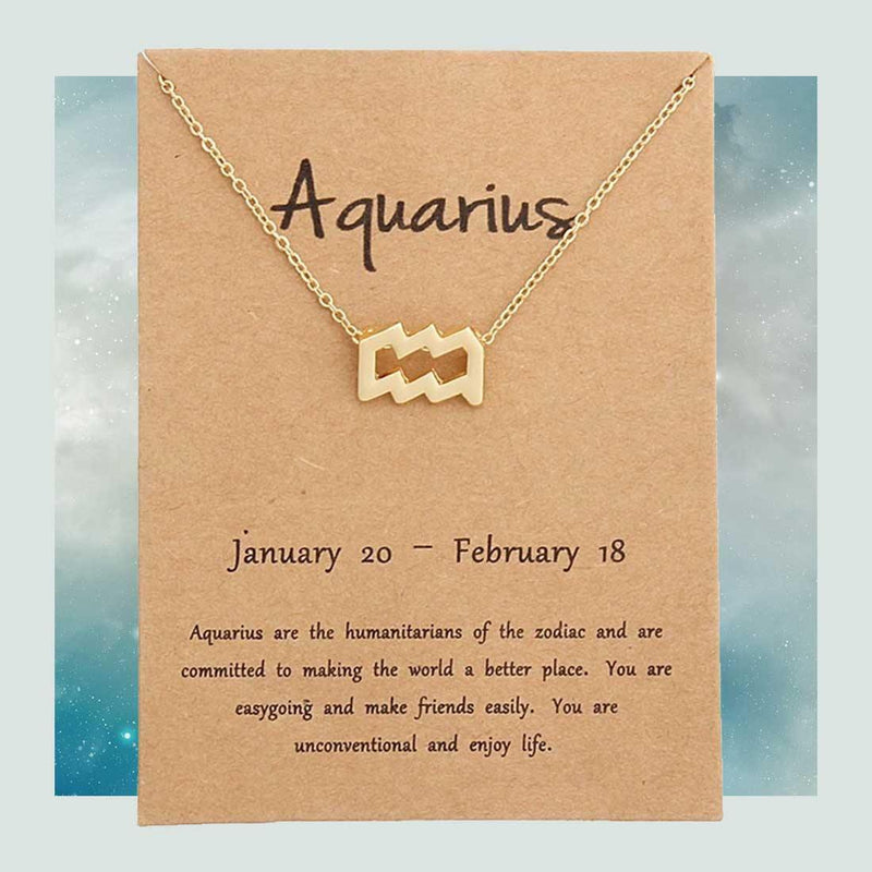 Zodiac Necklace, Astrology Necklace,Zodiac Constellation, Celestial Jewelry, Zodiac Charm Necklace