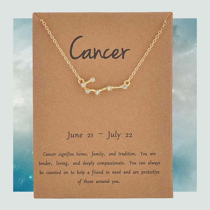 Cancer The Magician Tarot Inspired Zodiac Necklace - Sterling Silver -  Veeaien Designs