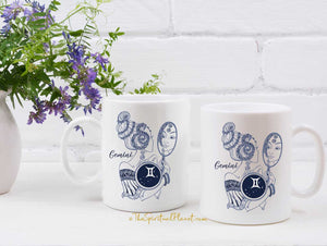 Gemini Coffee Mug, Gemini Zodiac Mug, Gemini Gift, Gemini Birthday Gift, Gemini Zodiac Sign, Gemini Astrology Gift, Gemini Horoscope, Gemini