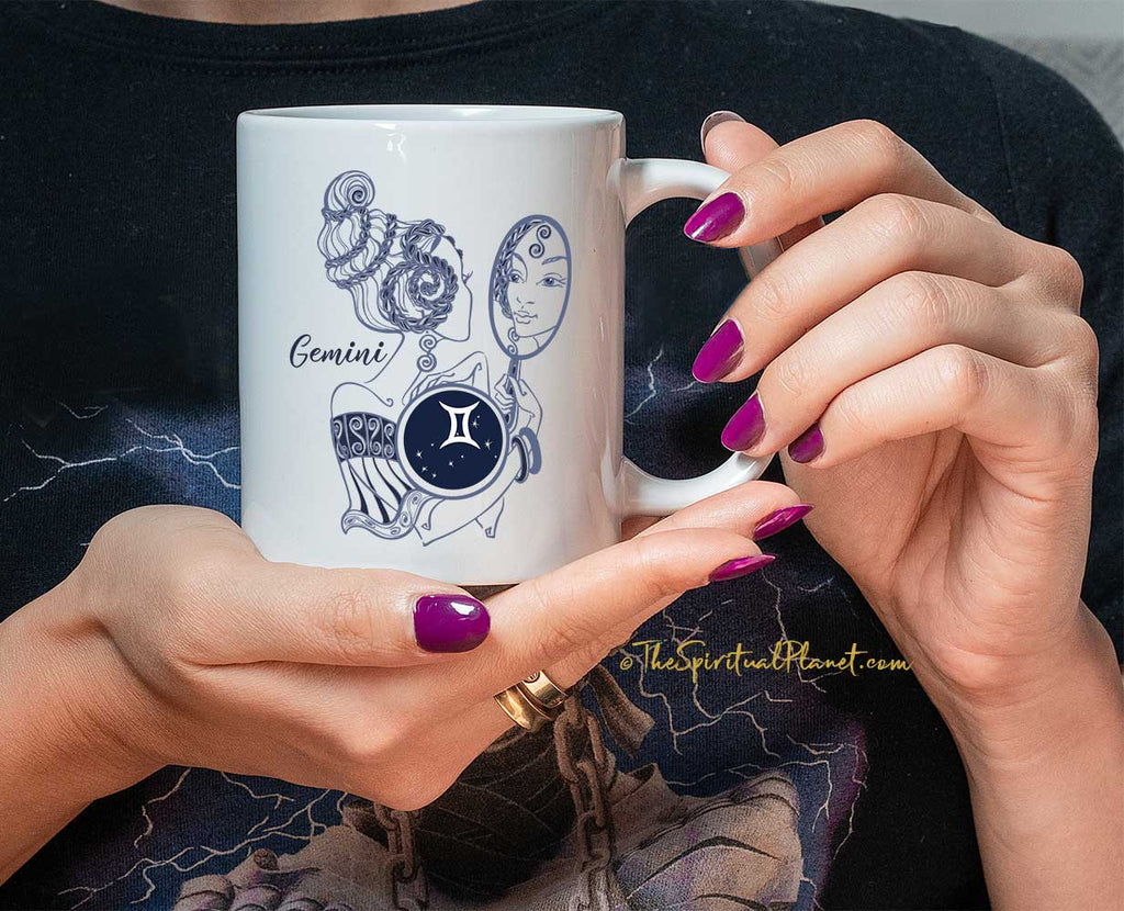 Gemini Coffee Mug, Gemini Zodiac Mug, Gemini Gift, Gemini Birthday Gift, Gemini Zodiac Sign, Gemini Astrology Gift, Gemini Horoscope, Gemini