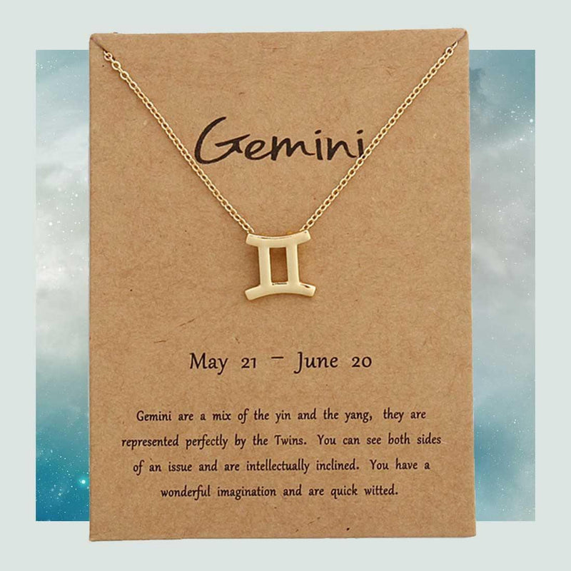 Zodiac Necklace, Astrology Necklace,Zodiac Constellation, Celestial Jewelry, Zodiac Charm Necklace