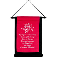 God Grant Me Banner God Grant Me -Inspirational Wall Hanging banner spiritual banner yoga banner 