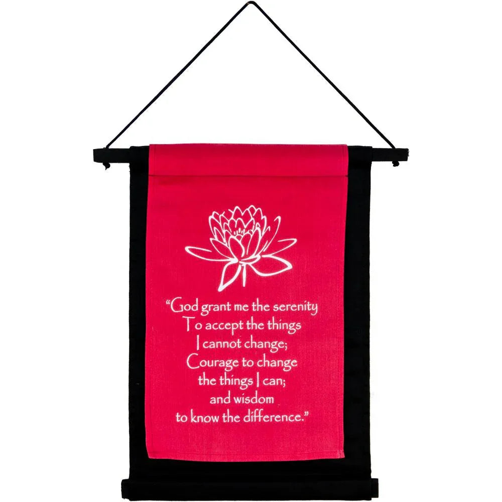 God Grant Me Banner God Grant Me -Inspirational Wall Hanging banner spiritual banner yoga banner 