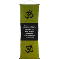 Path of your Heart Inspirational Wall Hanging banner spiritual banner yoga banner 