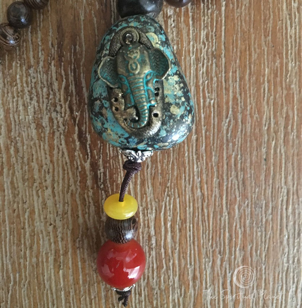 Elephant Mala, mala beads, buddha