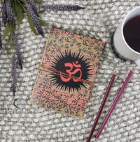 OM Note Book diary journaling journal ideas journal entry travel journal spiritual journal 