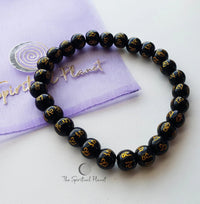 Om Mani Padme Hum Mantra Bracelet dalai lama bead bracelet 