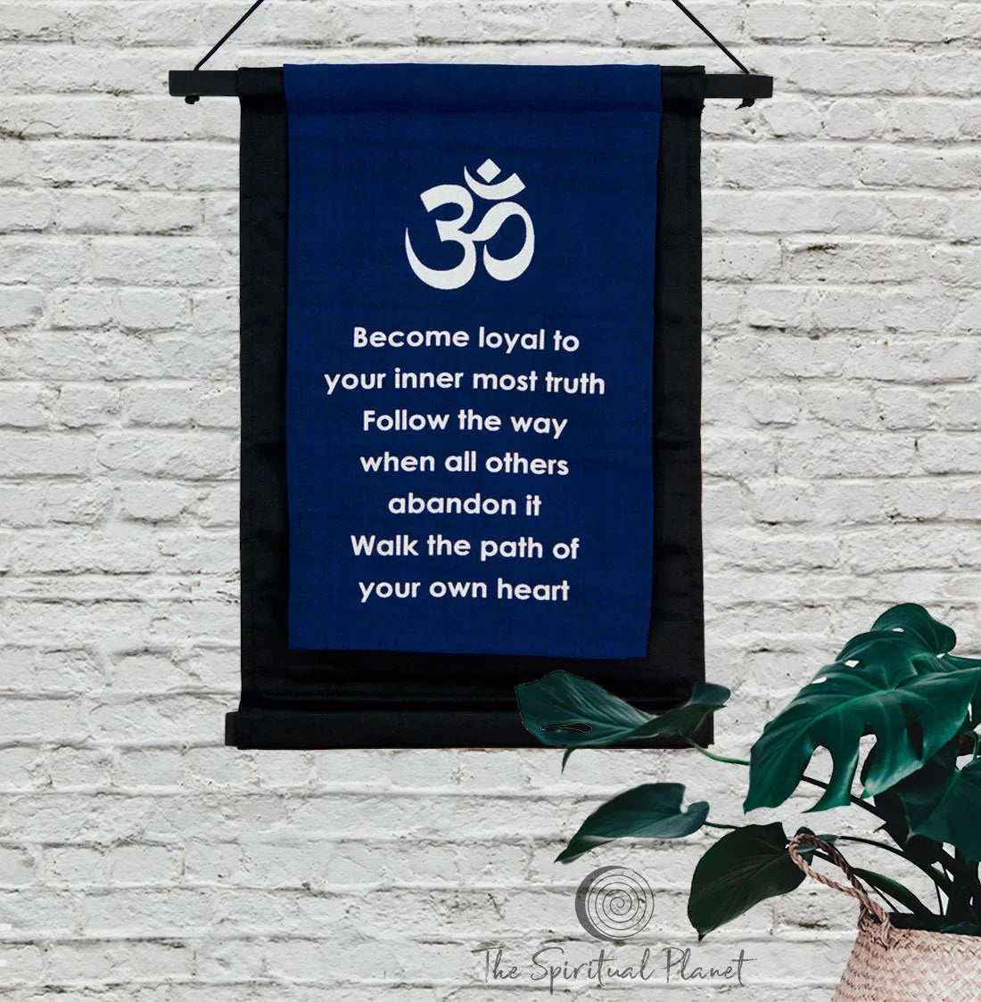 Path of your Heart -Inspirational Wall Hanging banner spiritual banner yoga banner 