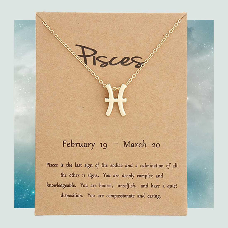 Zodiac Necklace, Astrology Necklace,Zodiac Constellation, Celestial Jewelry, Zodiac Charm Necklace