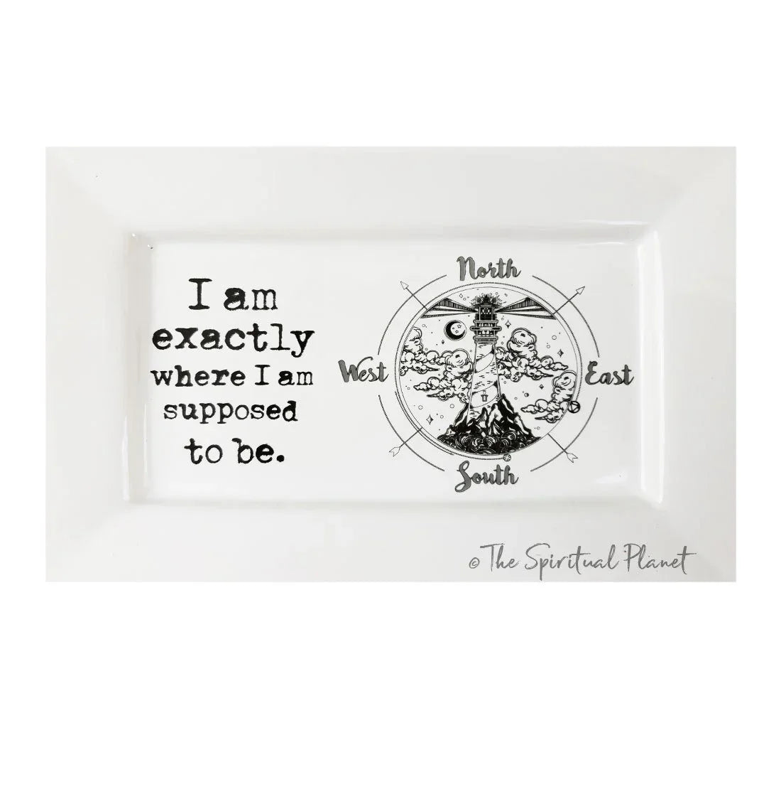 Mantra Jewelry Tray Mantra Jewelry Tray "Be The Energy You Want To Attract" mindulness mantra affirmations intentions vanity tray 