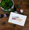 Mantra Jewelry Tray "Be Mindful" mindulness mantra affirmations intentions vanity tray 
