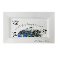 Mantra Jewelry Tray "Life is Tough My Darling, But So Are You" Mantra Jewelry Tray "Be The Energy You Want To Attract" mindulness mantra affirmations intentions vanity tray 