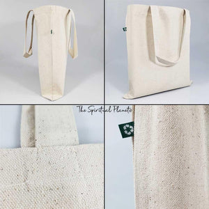Recycled cotton, Tote Bag Canvas, Tote Bag, Vegan Tote Bag  100% Natural Cotton, Canvas Tote, Plastic Free sustainability 