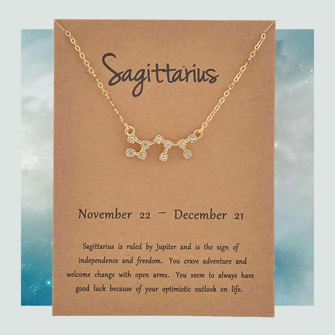 Zodiac Necklace, Astrology Necklace,Zodiac Constellation, Celestial Jewelry, Zodiac Charm Necklace