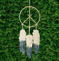 Peace Dreamcatcher Dream Catcher Moon Dream Catcher Designs Macrame Large Dream Catcher Dreamcatcher