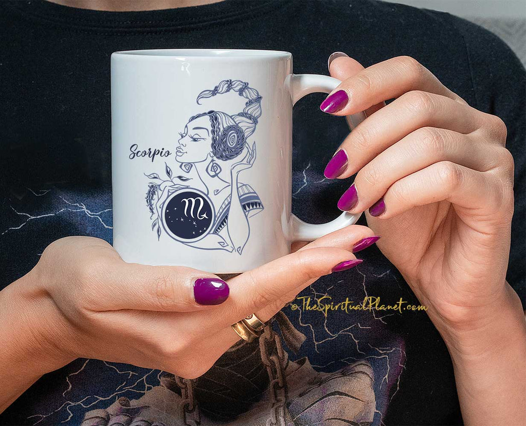 Scorpio Coffee Mug, Scorpio Zodiac Mug, Scorpio Gift, Scorpio Birthday Gift, Scorpio Zodiac Sign, Scorpio Astrology Gift, Scorpio Horoscope