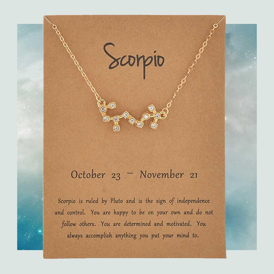 Zodiac Necklace, Astrology Necklace,Zodiac Constellation, Celestial Jewelry, Zodiac Charm Necklace