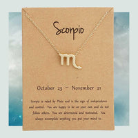 Zodiac Necklace, Astrology Necklace,Zodiac Constellation, Celestial Jewelry, Zodiac Charm Necklace