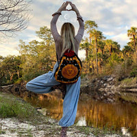 Sun and Moon Backpack Totes canvas bag bag eco bag eco friendly reusable bag cotton bag sustainable bag backpack