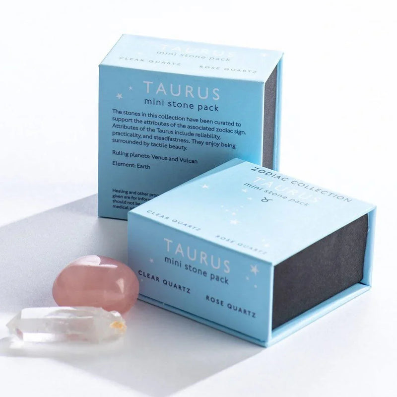 Taurus Zodiac Crystal Stone Set – The Spiritual Planet