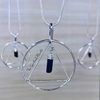 tourmaline crystal necklace