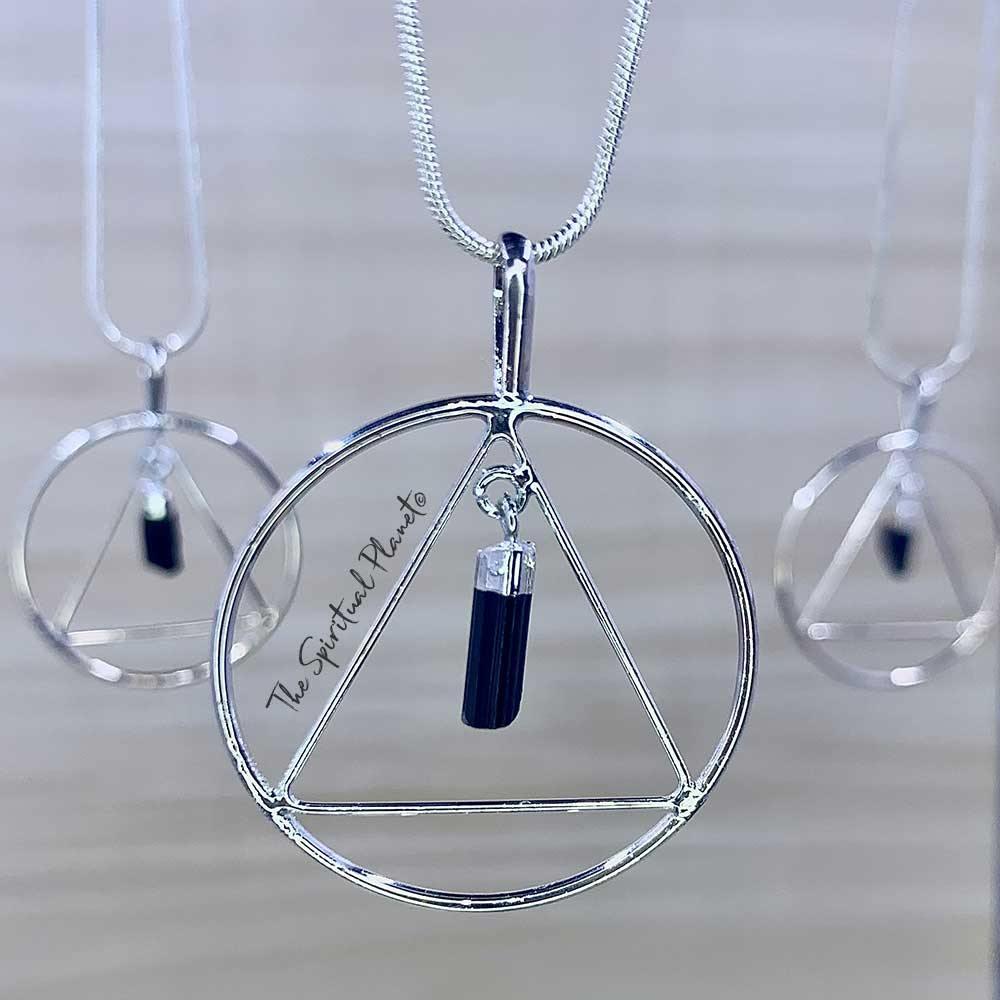 tourmaline crystal necklace