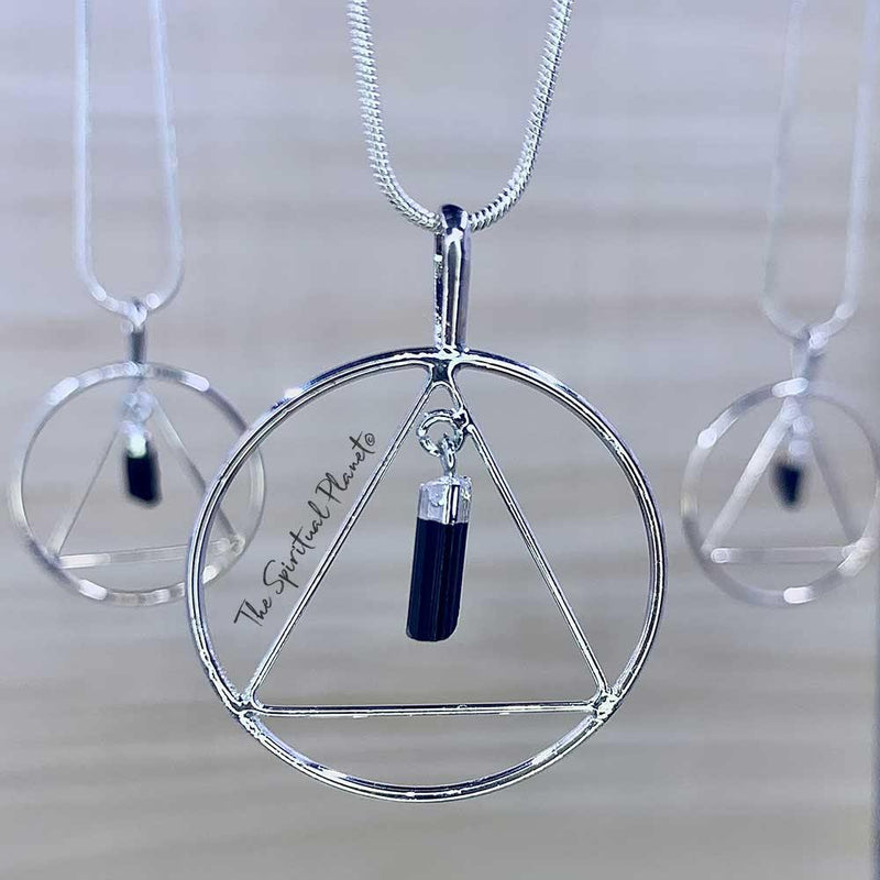 tourmaline crystal necklace