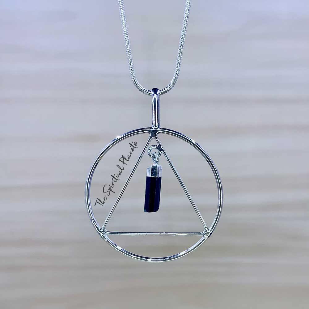 tourmaline crystal necklace