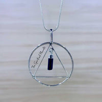 tourmaline crystal necklace