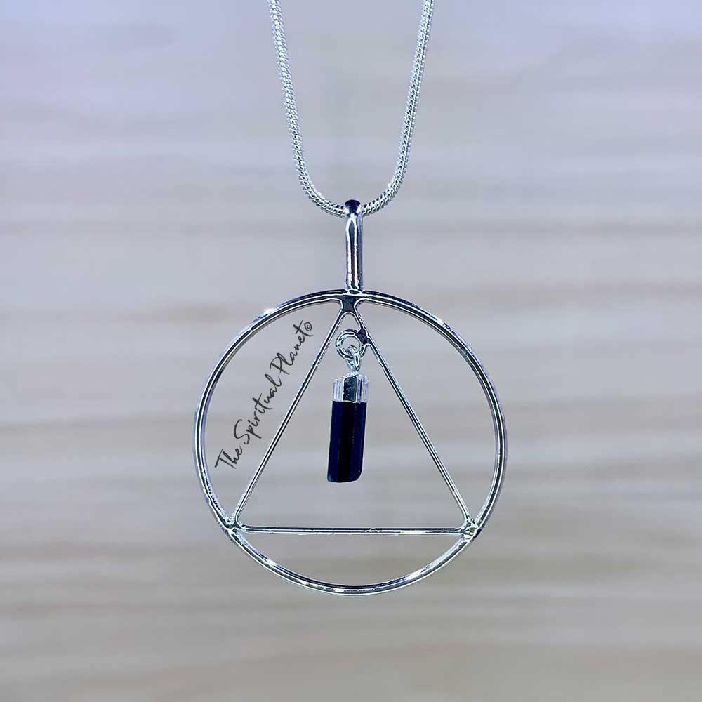tourmaline crystal necklace