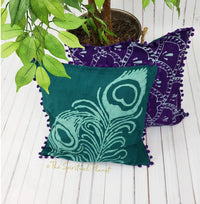 Batik Ikat Throw Pillow Cover Pillow Sham Batik style pillow batik pillows