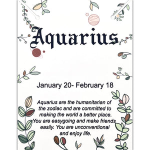 Aquarius Necklace, Aquarius Script Necklace, Aquarius Zodiac Sign Necklace, Zodiac Gift, Aquarius Name Necklace, Aquarius Old English Necklace, Aquarius Gifts