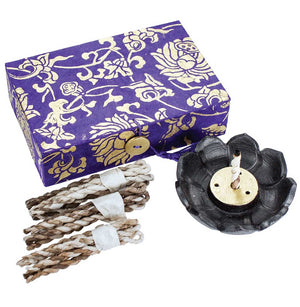 Yoga Lotus Rope Incense Box  Incense Burner for sticks incense burner for Cones incense burner backflow 