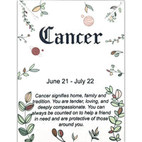 Cancer Necklace, Cancer Script Necklace, Aries Zodiac Sign Necklace, Zodiac Gift, Cancer Name Necklace, cancer Old English Necklace, cancer Gifts