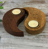 Yin Yang Tea Light Holder