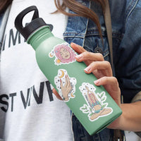 "Cosmic Femme" stickers, vinyl sticker, sticker sheets, large stickers, removable stickers,printed in usa