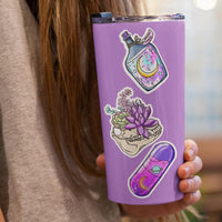 "Creepy Unicorn" stickers, vinyl sticker, sticker sheets, large stickers, removable stickers,printed in usa