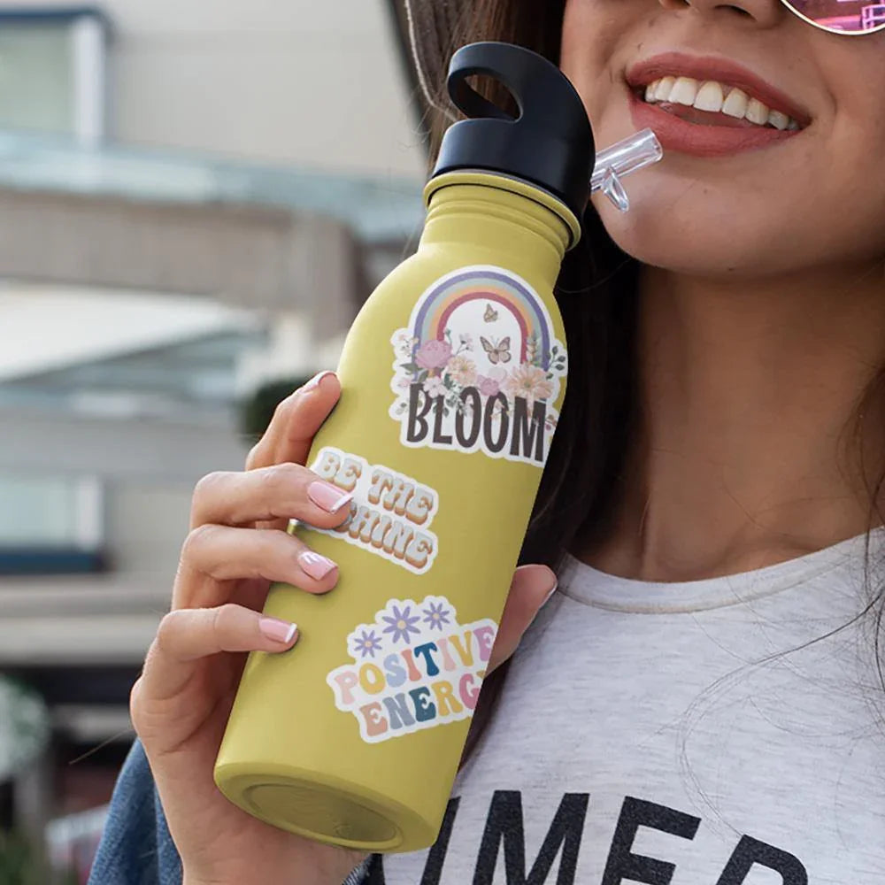 "Good Vibes" stickers, vinyl sticker, sticker sheets, large stickers, removable stickers,printed in usa