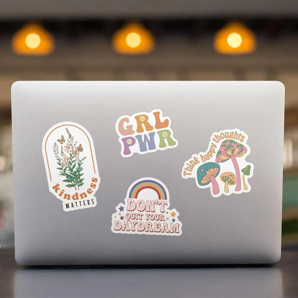 "Good Vibes" stickers, vinyl sticker, sticker sheets, large stickers, removable stickers,printed in usa