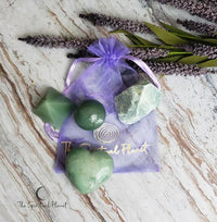 Green Aventurine Prosperity Kit wealth attract wealth crystals money good fortune abundance rich attract money
