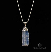 Kyanite Necklace and Earring Set Blue Kyanite Is A High Vibration Stone, Aligns & Clears Chakras jewelry necklace earrings
